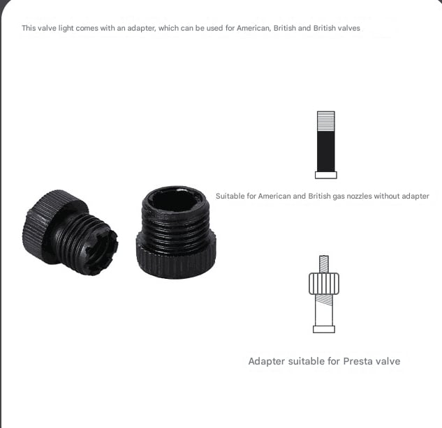 NeonSpin – LED Tire Valve Glow Lights