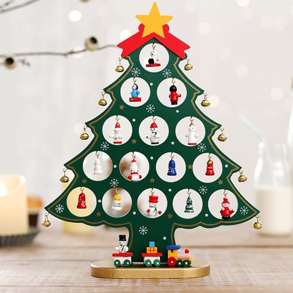 FestiveCraft – DIY Wooden Christmas Tree Decoration Set