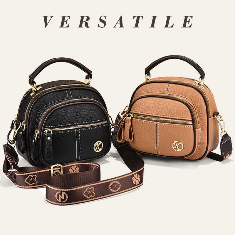 CarryWise – Multifunctional Leather Shoulder Bag