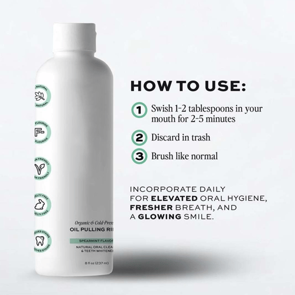 PureMint – Spearmint Oil Pulling Mouth Detox