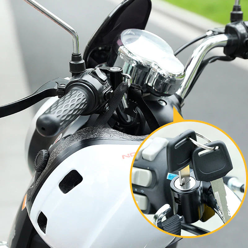 SteelGuard – Multifunctional Helmet Lock