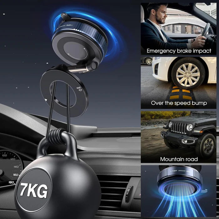 AutoMag – Vacuum Magnetic Dashboard Phone Holder