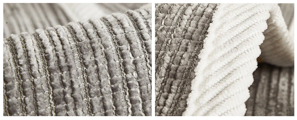 CozyGuard – Striped Chenille Couch Cover