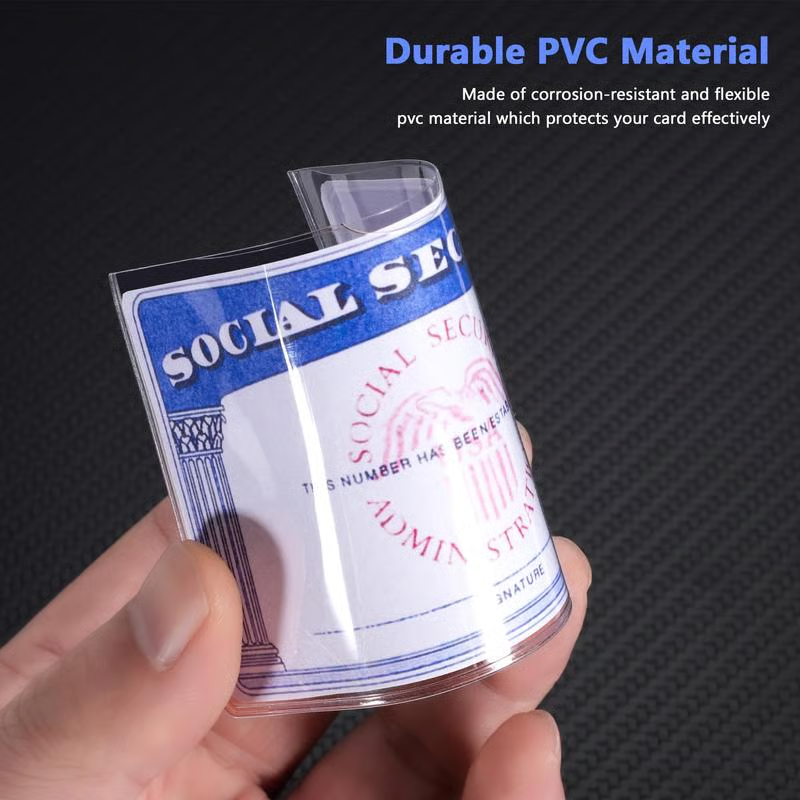 ClearGuard – Premium Social Security Card Protector Sleeves