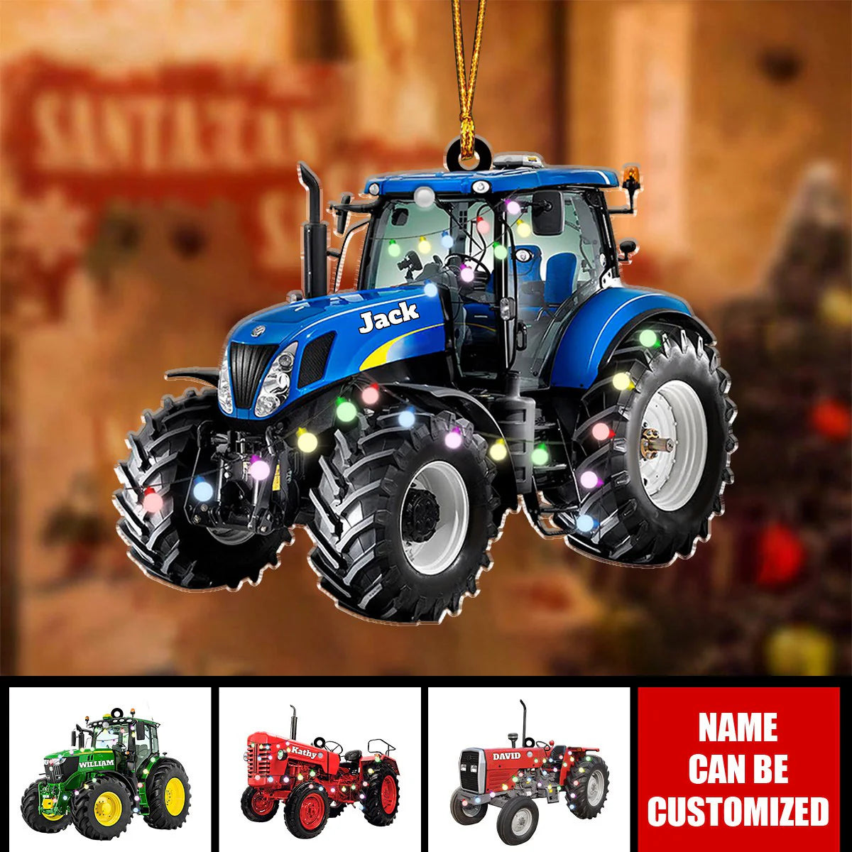 MerryTractor – Custom Farmhouse Holiday Decor