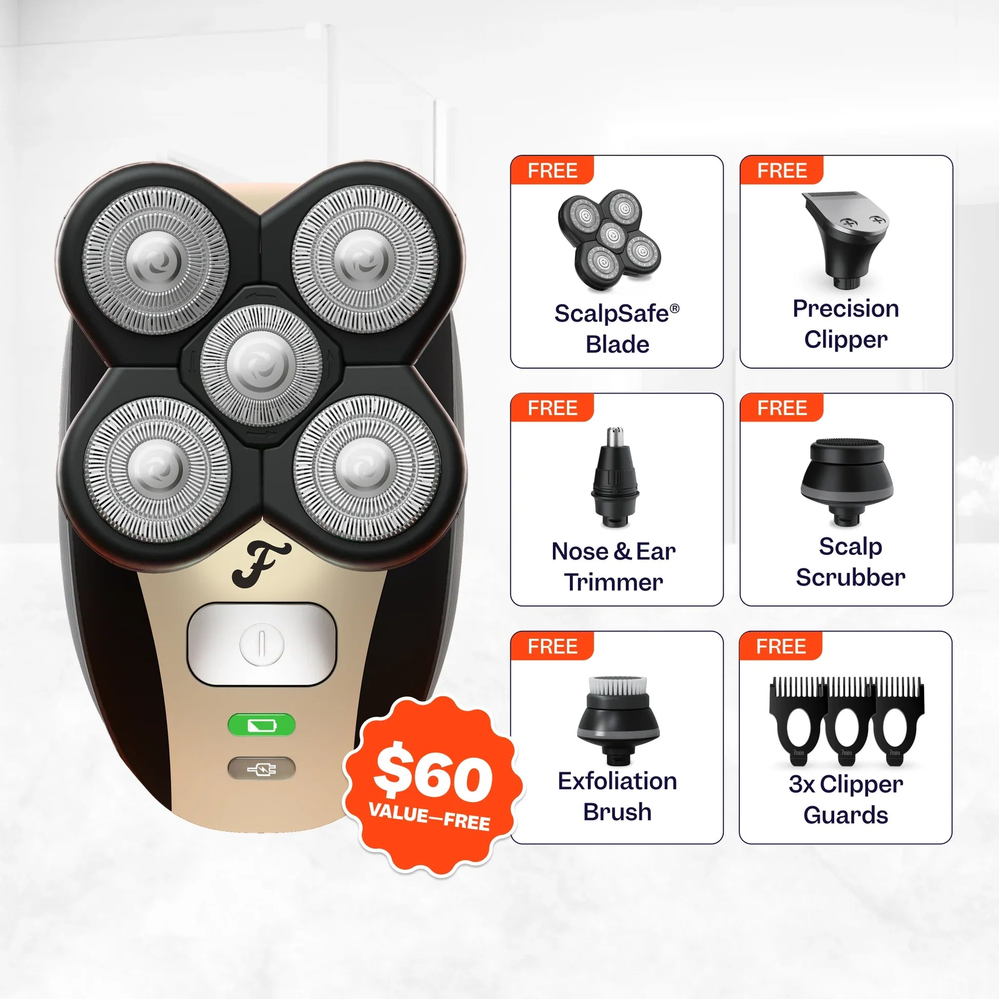 GlidePro – Complete Body Shaving System