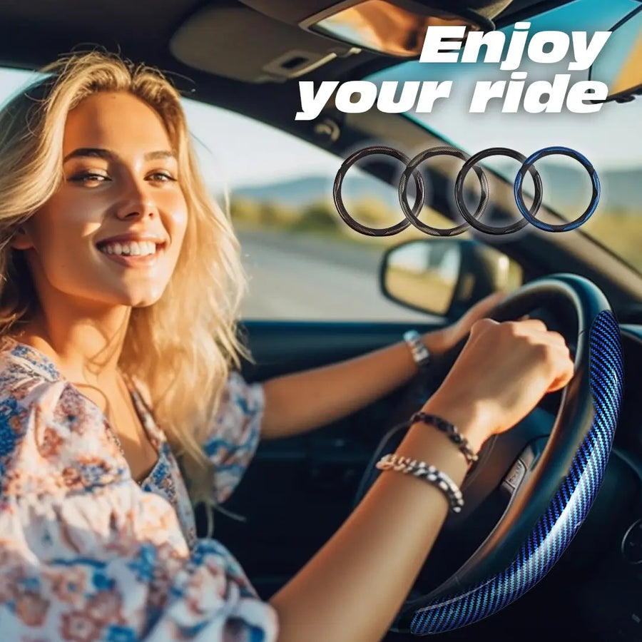 CarbonCommand - Premium Silicone Steering Cover