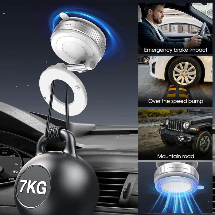 AutoMag – Vacuum Magnetic Dashboard Phone Holder