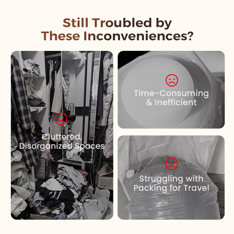 AeroSeal – Space-Saving Vacuum Storage Bags with Electric Pump