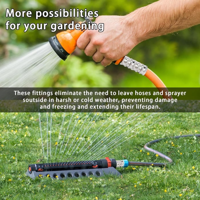 FlowSnap – Stainless Steel Hose Connector Set