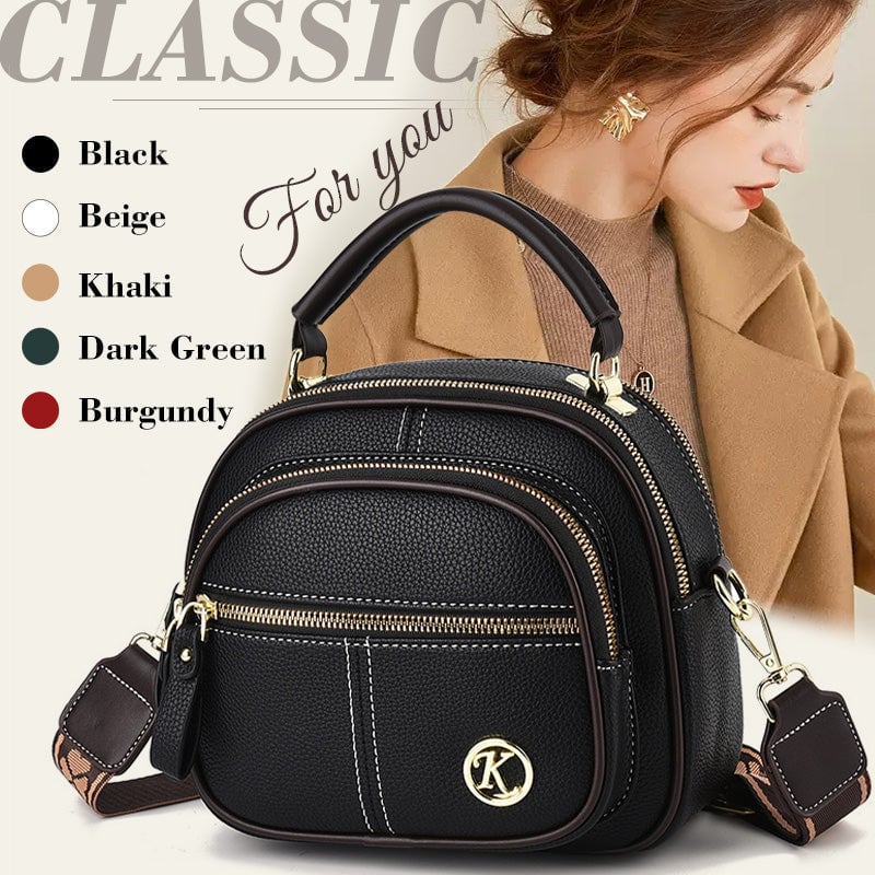 CarryWise – Multifunctional Leather Shoulder Bag