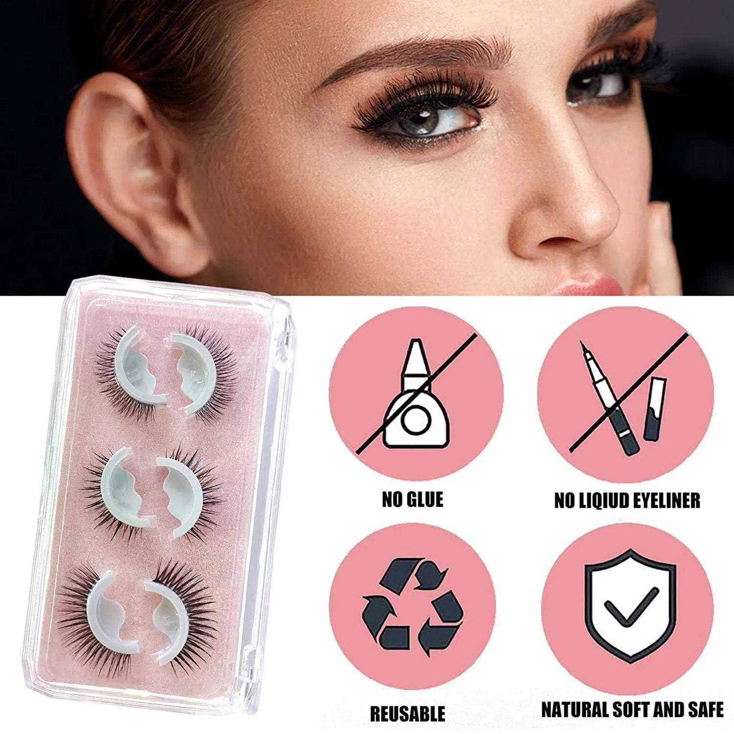 GlamLash – Reusable Self-Adhesive Eyelashes