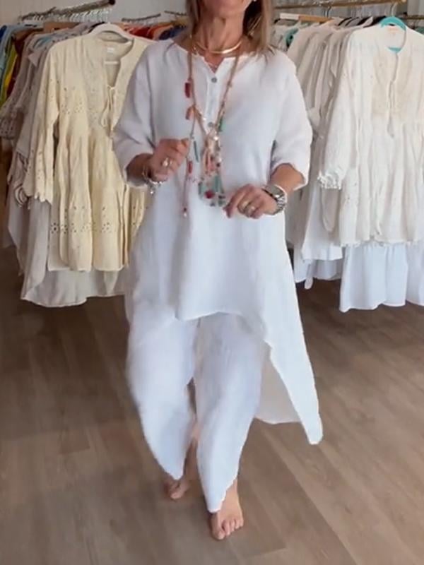 LuxeBreathe - Soft & Stylish Linen Set