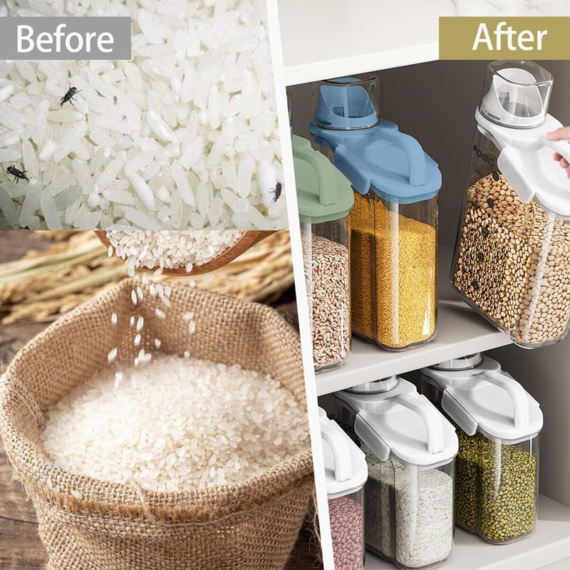 PortaStore | Ergonomic Airtight Food Storage Dispenser