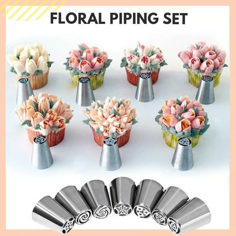 FrostCraft – Professional Cake Piping Tip Set