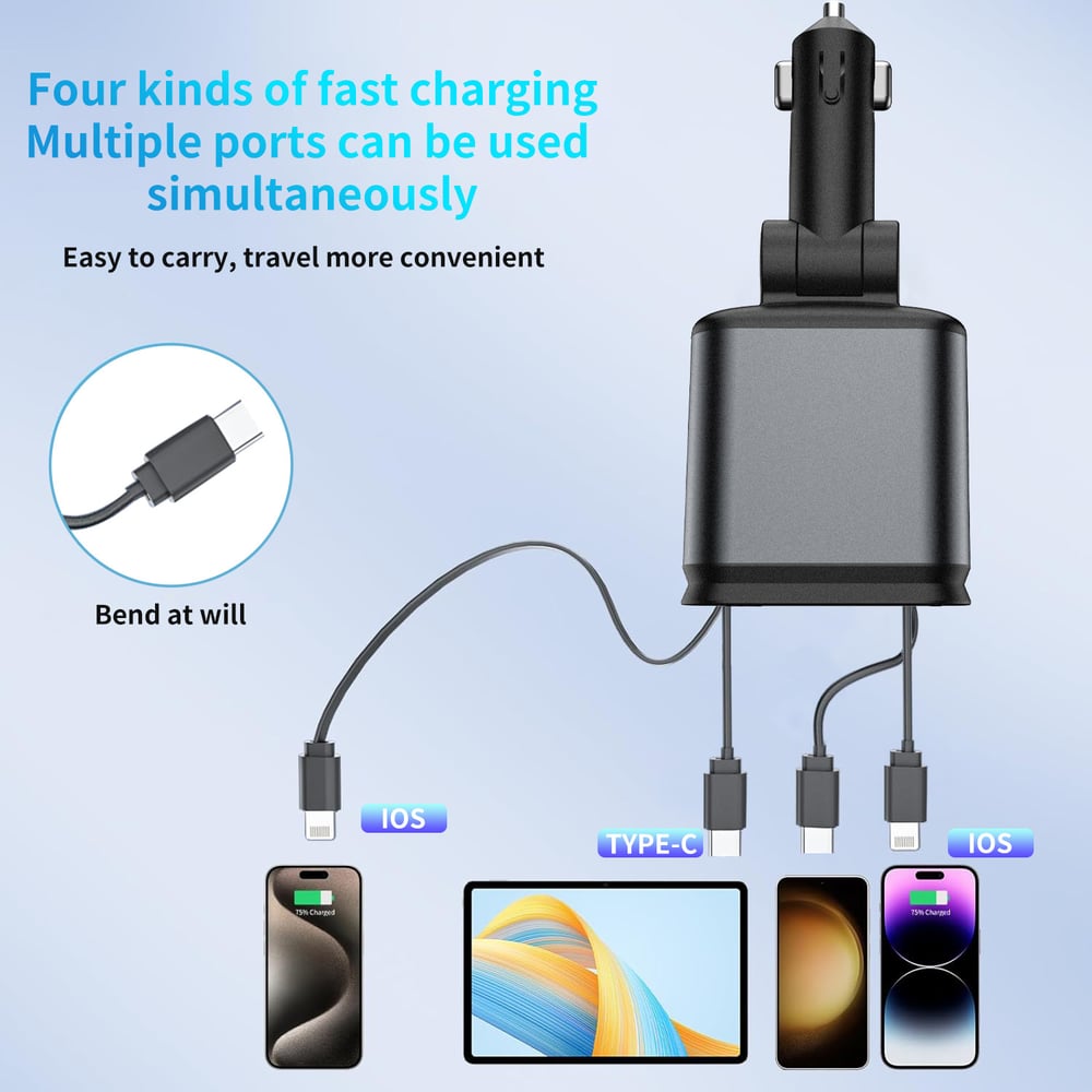 VoltMate | Ultimate 4-in-1 Car Charger
