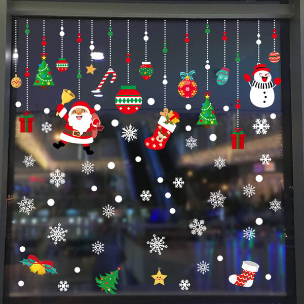 FrostyClings – Reusable Christmas Window Stickers