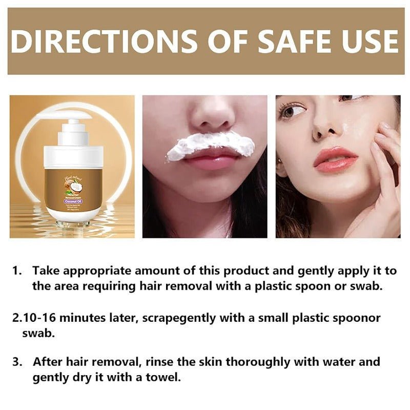 CoconutGlow – Soft Skin Hair Removal Cream