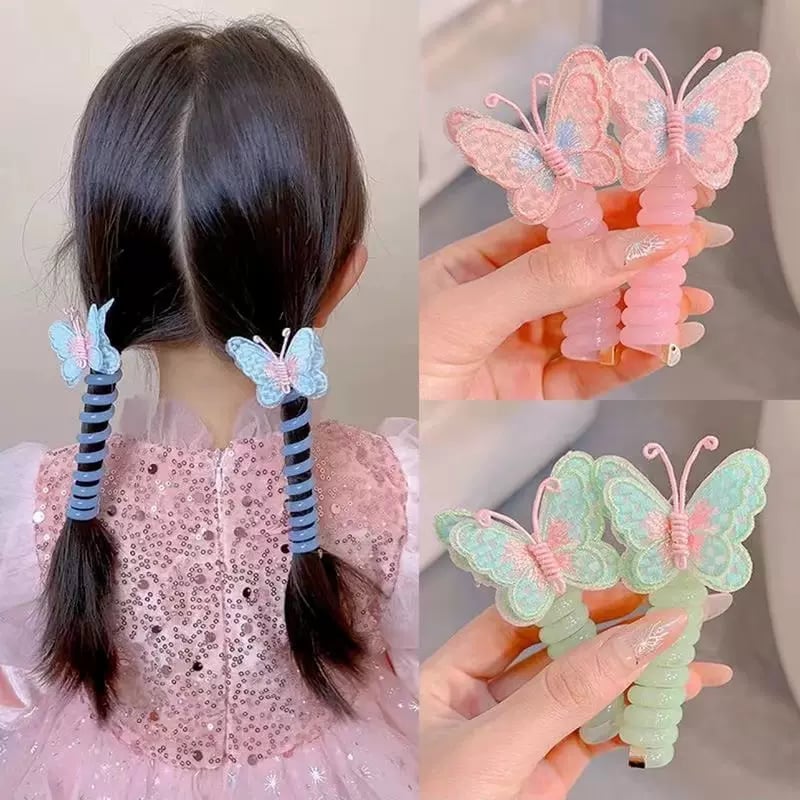 TwistFlora – Butterfly Coil Hair Bands