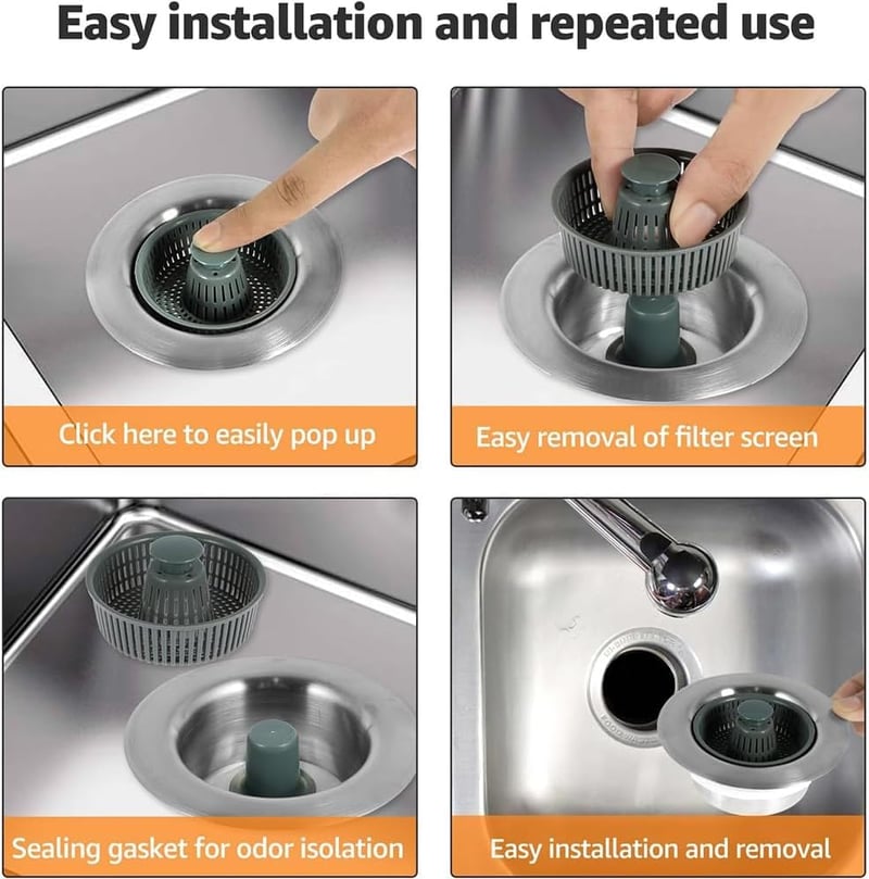 AquaCore – Upgraded Bounce Drain Strainer