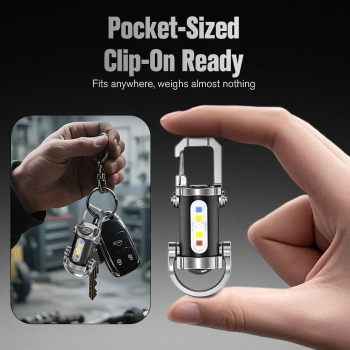 GlowKey – Mini Rechargeable Flashlight