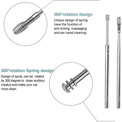 CleanEar – Professional Stainless Steel Earwax Remover Kit