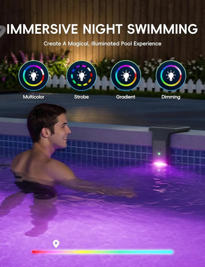 AquaGlow – Poolside Solar Light
