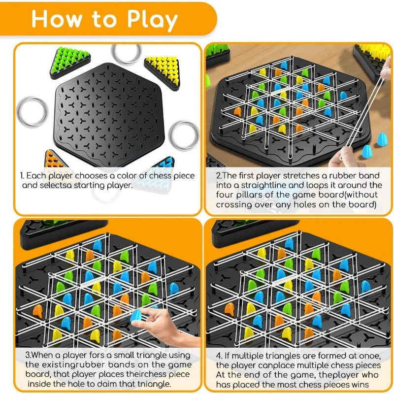 MindLink – Triangle Chain Strategy Game