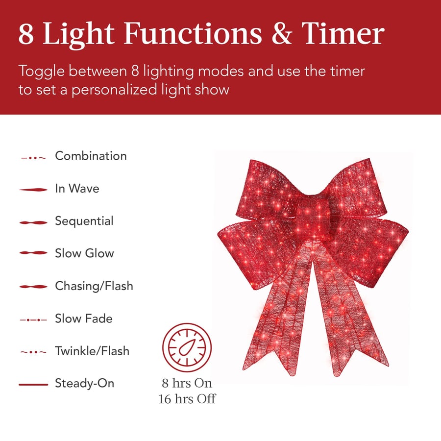 TwinkleKnot – Sparkling Holiday Bow
