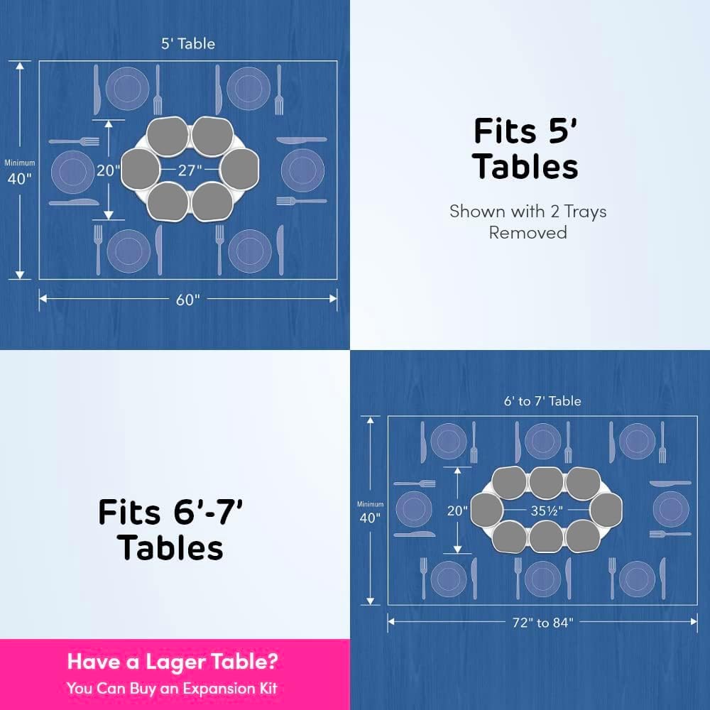 SpinServe – Rotating Dining Table Rack