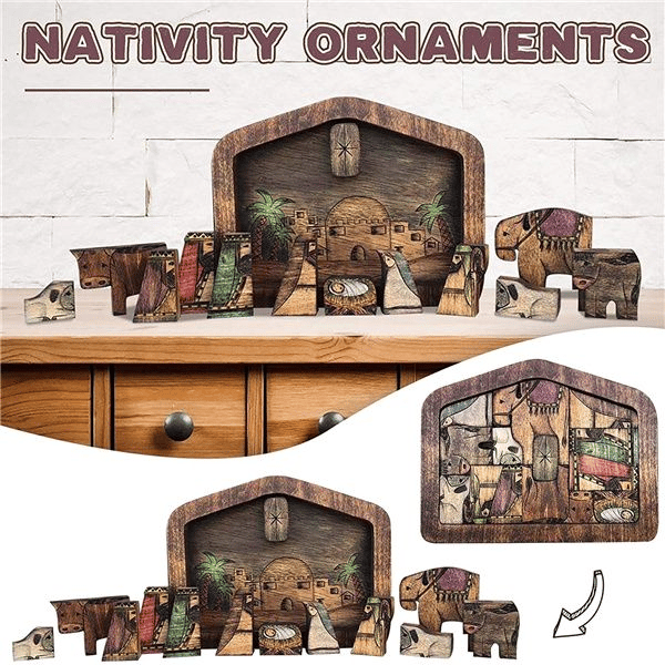 HolyCraft – Wooden Nativity Puzzle