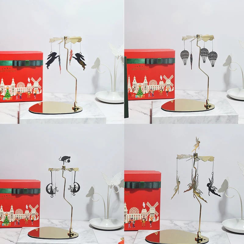 GlowSpin – Rotating Candle Holder