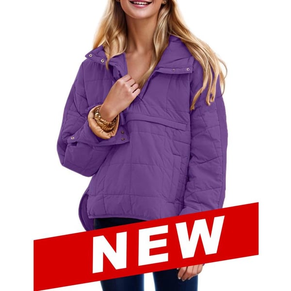 FrostEase – Oversized Hooded Puffer Pullover