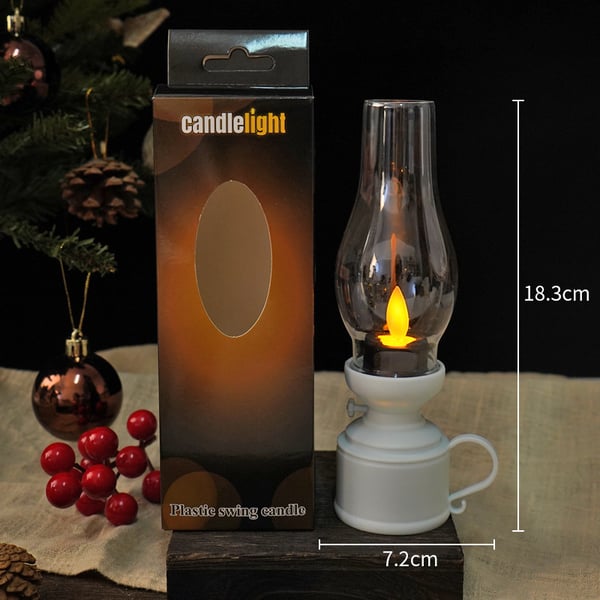 AmberFlame – Retro LED Kerosene Lantern