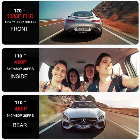 DriveEye - Smart WiFi HD Dashcam with Night Vision