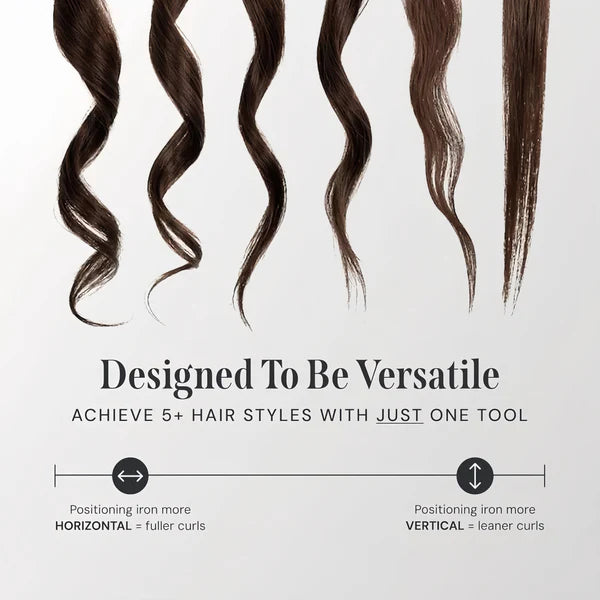 Valcero – 2 in 1 Sleek & Curl Styling Wand