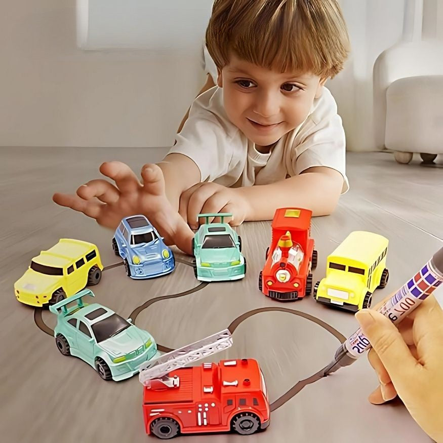 SketchRacer – Interactive Drawing Car Toy for Kids