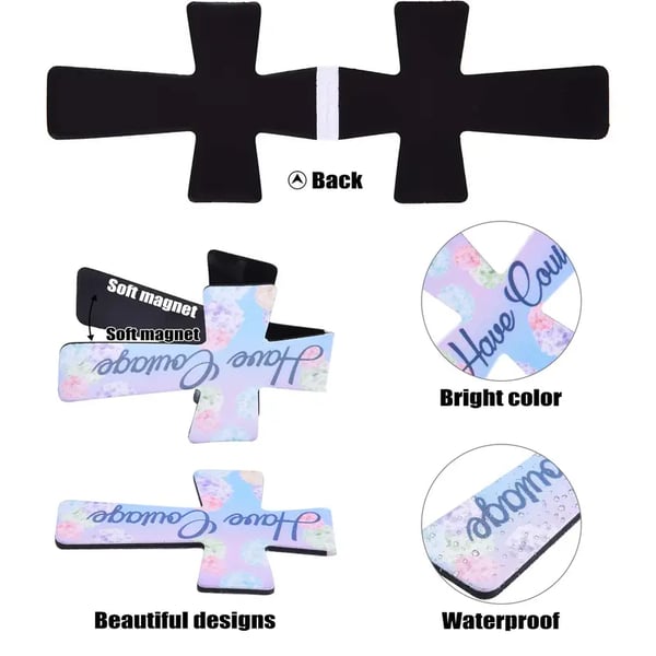ScriptureSave – 16 Pcs Magnetic Cross Bookmarks