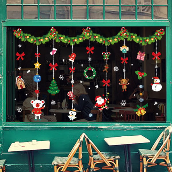 FrostyClings – Reusable Christmas Window Stickers