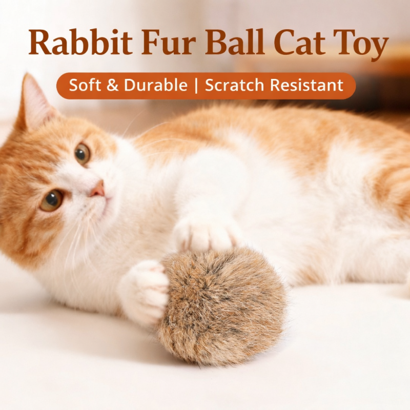 PouncePal – Soft Fluffy Cat Toy