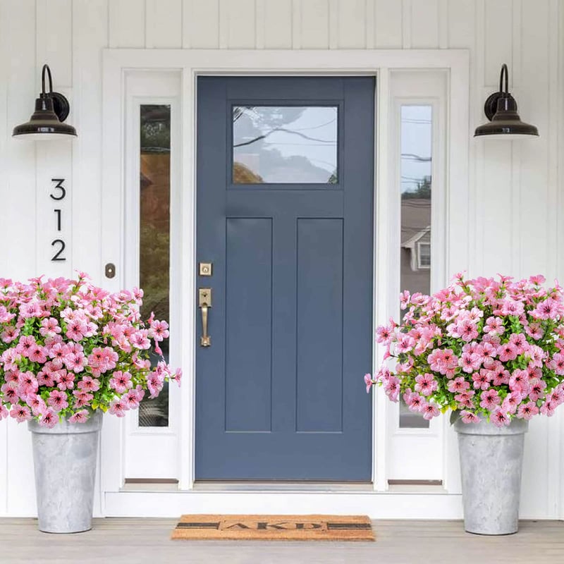 GardenGlow – Weatherproof Faux Flowers for Outdoor Beauty