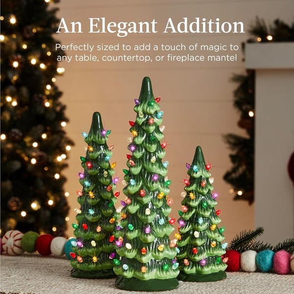 FrostCharm – Vintage Tabletop Holiday Trees