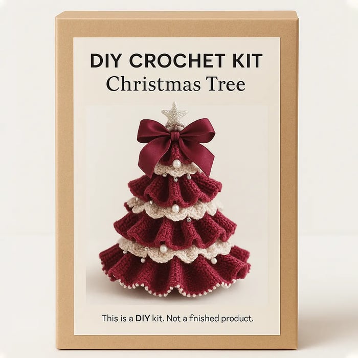 StitchJoy – Festive Crochet Tree Kit