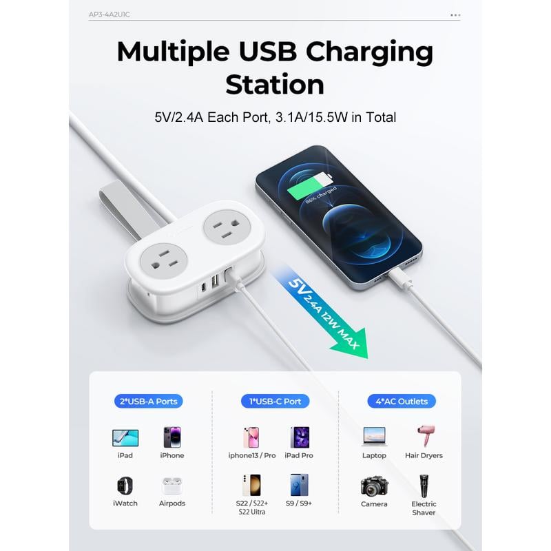 FlexiCharge – Portable Power Strip