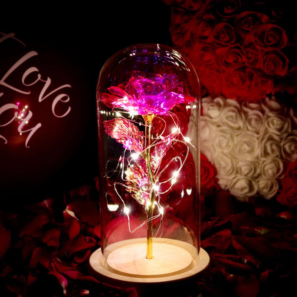 EternaBloom – Enchanted Sparkly Rose Gift