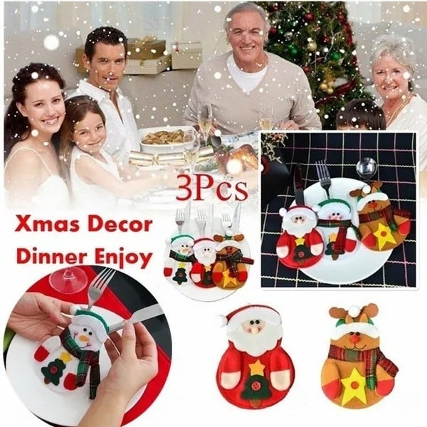FestivePouch – Christmas Cutlery Holder Pocket