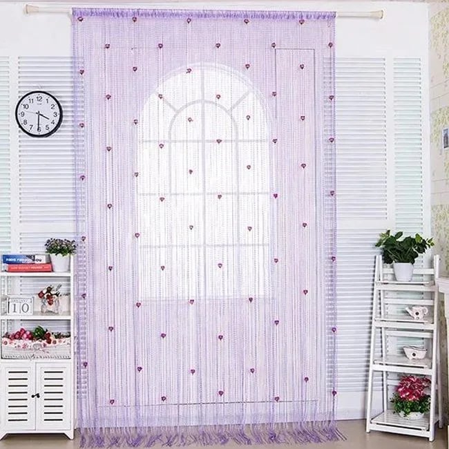 RoseDrape – Floral Tassel Curtain