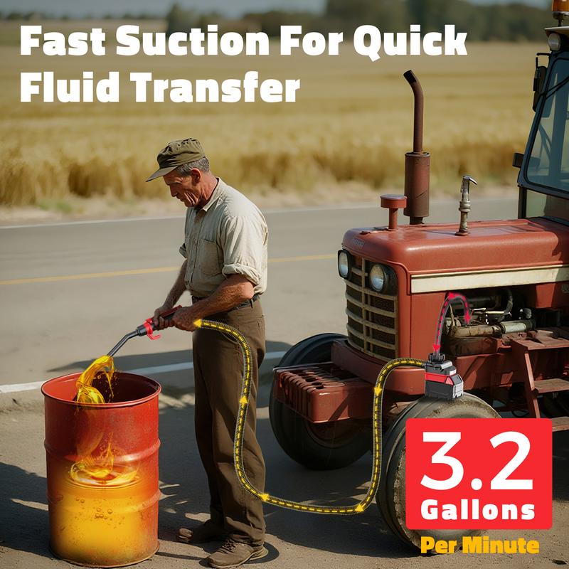 MotoFill - Portable Electric Gas Pump | Effortless Fuel Transfer Anywhere