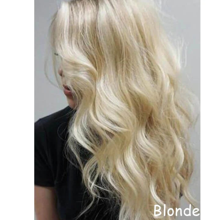 LushWaves – Seamless Clip-In Wavy Hair Topper for Women