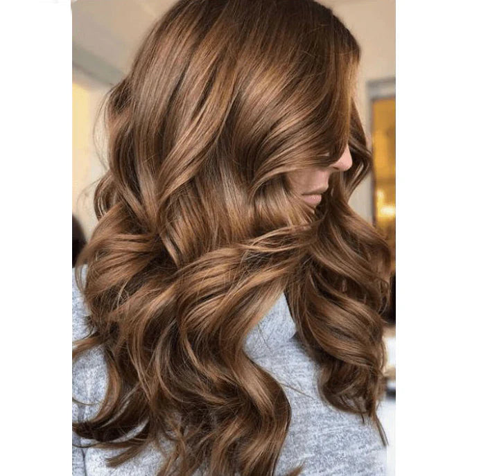 LushWaves – Seamless Clip-In Wavy Hair Topper for Women